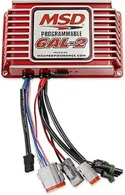 Ignition Box, 6AL-2, Digital CD, Programmable, with Rev Limiter, Red, Each