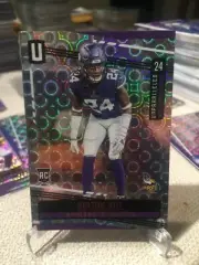 2019 unparalleled base refractor groove rc holton hill vikings