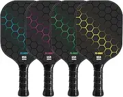 IMIFUN Pickleball Paddles Set with 4 Paddles, 4 Pickleballs