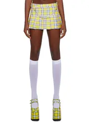 [Dolls Kill x Clueless] As If Plaid Mini Skirt