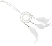 GARVALON Handmade Dream Catcher Car Hanging Ornament Unique Interior Decor Wind Chime for Cars Home Decoration Thoughtful for Luck