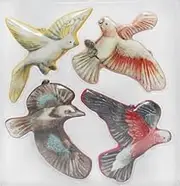 LaLa Land - Australian Birds 3D Christmas Tree Bauble Set | Christmas Tree Ornaments | Hangable Bird Ornaments for Christmas Tree | Shatterproof | Mini Ornaments | Christmas Tree Decorations Set