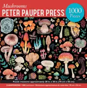 Peter Pauper Press Jigsaw Puzzle 1000 Pieces - Mushrooms 342393