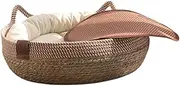 Cat Bed Scratcher Wear Resistant Dog Bed Kennel Washable Summer Pet Supplies Nest Pet House for Indoor Cats Kitten Small Dogs, M