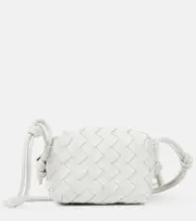 [Bottega Veneta] Bottega Veneta Candy Loop leather camera bag One Size white