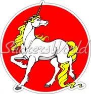 FAIRY UNICORN Fantasy Horse Vinyl Bumper Sticker Decal 140mm (5,5")