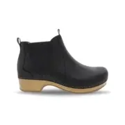 Dansko Women's Becka Bootie - Black Oiled Pull Up NWB