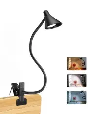 Clip on Light USB Reading Light 3 Color Modes 10 Brightness Levels Eye Care C...