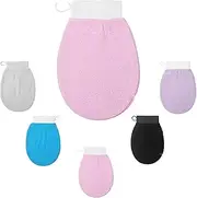 Exfoliating Glove, 2025 New Exfoliating Glove, Bath for Body Scrub (Pink)