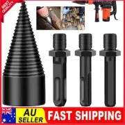 32/42mm Firewood Drill Bit Hex Shank Wood Cone Log Splitter Screw Splitting UL