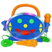 Kids Karaoke Machine - Singing Machine with 2 Microphones and Bluetooth - 100
