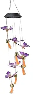 Hanging，bellCampanelli Eolici, Romantica Luce Solare Decorativa per Cortili Fattorie, Giardini per Bambini per Innamorati Amici per Terrazzi Balconi, Ponti