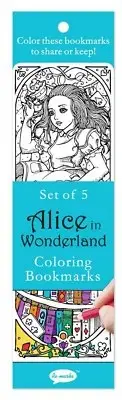 Re-marks Alice in Wonderland Literary Colormarks Coloring Bookmarks