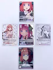 5Card Quintessential Quintuplets nino Nakano Lot JP Bushiroad Card Game gr