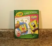 Crayola SpongeBob SquarePants Color and Sticker Set Art Activity NEW