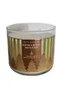 NEW Bath and Body Works Golden Berry Mistletoe, 3 Wick Candle