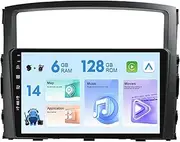 [MISONDA] 9inch IPS Car GPS Navigation Stereo Radio for Mitsubishi Pajero 2006-2014 Android 14 Double Din Head Unit Carplay DSP DAB WiFi BT SWC FM AM 6GB+128GB