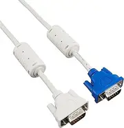 Sanwa Supply KC-VM5K Slim Display Cable, 16.4 ft (5 m), White
