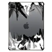 iPad Pro 11-inch (3rd/4th gen) iPad Impact Case Black and White Abstract Paint Explosion