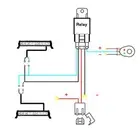 12V LED Work Light Wiring Harness New For Light Bar Fog Light 0 To 240W New For