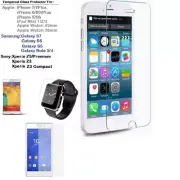 Tempered Glass Screen Protector iPhone 7/6S Plus/5 Galaxy S7/S6/Note 5 Sony iPad