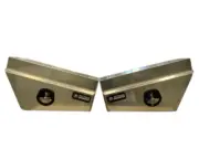 aluminium ute under tray tool box 750mm FLAT plate underbody tapered