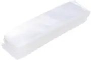 uxcell 1000 Pcs Clear Flat Open Plastic Poly Bags 2x10 Inch 1.6 Mil Packaging Bags for Food, Home, Collectibles Storage, Proving Bread, Dough