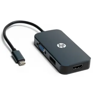 惠普 HP DHC-CT200 USB-C 轉 HDMI/VGA/Display Port 轉換器 香港行貨