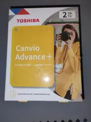 NEW Toshiba Canvio Advance Plus Portable External 2TB Hard Drive Yellow