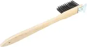 Pizza Oven Cleaning Brush BBQ Tools Wire Brush Wood Handle Grill Scraper Outdoor Grill Accessory