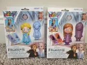 Cra-Z-Art Softee Dough Frozen 2 Anna & Elsa Mold-N-Play 3D Figure Maker, NEW!