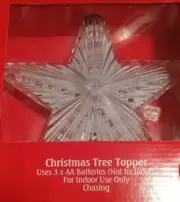 Holiday Style LED Tree Topper Star Christmas Tree Lights New Free Shipping Top
