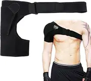 Shoulder Brace Adjustable Rotator Cuff Brace Neoprene Shoulder Support Fitness Shoulder Protector Wrap Breathable Compression Brace Sleeve for Torn Rotator,Ac Joint
