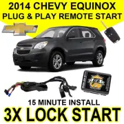 Js Alarms Plug & Play Remote Car Starter 3X Lock For 2014 Chevrolet Equinox GM7