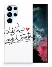 CASE COVER FOR SAMSUNG GALAXY|LIVE LOVE CREATE MOTIVATION QUOTE