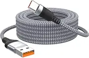 TEKERA USB-A to USB-C Cable 3m, Fast Charging Braided Type C Charger Cord, Durable Long USB C Cable for Smartphones, Tablets, and All USB-C Devices，1M/2M/ 3M/5M/8M(10FT/3M)