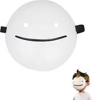 Dream Mask, Halloween White Smile Mask, The Dream - Mask Music Song Video Same,singers Mask, Party