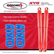 Rear KYB SKORCHED 4'S Shock Absorbers STD Coil Springs for NISSAN Patrol GU VIII