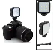 Pro Compact LED Light Kit With Power Set For Canon EOS M6 M50