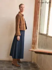 Phase Eight Blue 100% Cotton Mavis Denim Skirt (F71502) | $219