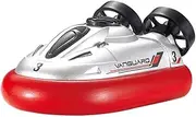 2.4G Mini Remote Control Boat Rc Hovercraft Toy Kids, Children Remote Control Submarine Boat Electric Ship Water Toy Red