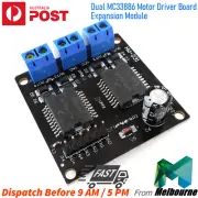 Dual MC33886 Motor Driver Board Expansion Module 5A For Arduino
