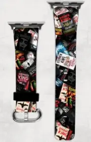 Stephen King Horror Books Apple Watch Band NEW 38/40/41 & 42/44/45 Reader Crime