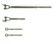 10 Pack Stainless Steel Rope Wire DIY Balustrade Kit Swage/Jaw Fork Turnbuckle