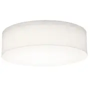 AFX ANF1932MB Anton 3 Light 20"W Flush Mount Drum Ceiling Fixture - White