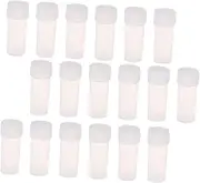 Mikinona 5g Mini Vials 50pcs Capsule Bottles for Pharmaceutical Storage Leak Proof Containers