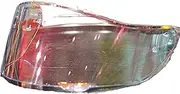 Lens Fashion Visor Wind Shield Motorcycle Rainbow Lens Helmet Goggles Full Helmet Lens for GS&B G-350 G-360D G-360F Visor Wind Shield Lens(360F Black red)