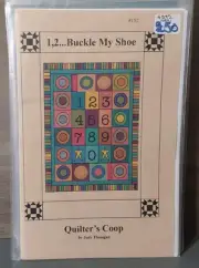 Quilters Coop 1,2 Buckle My Shoe Applique Quilt Pattern Judy Flannagan