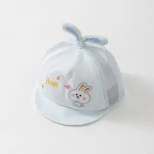 夏季幼兒鴨舌帽初生嬰兒帽子寶寶遮陽帽新生兒胎帽棒球帽0一3防曬