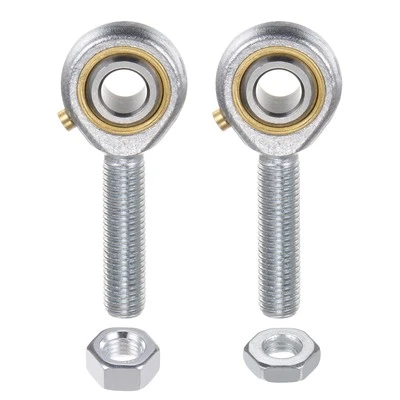 2pcs POSB5 5/16" Male Rod End Set 5/16-24 Left Right Thread with Jam Nut